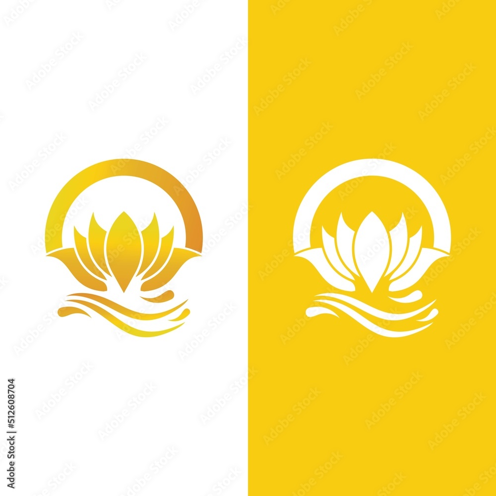 Beauty Vector lotus icon Beauty Vector lotus icon