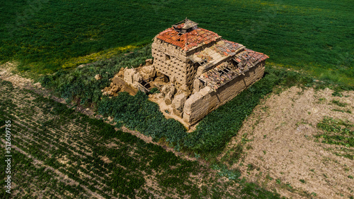 VILLAMAYOR DE CAMPOS y sus PALOMARES a vista de pájaro photo