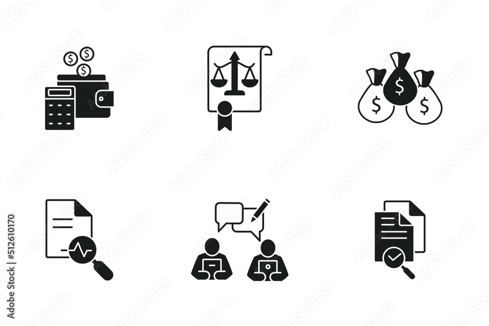 Financial Accounting Icons