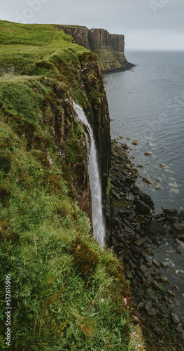 kilt rock and mealt falls waterfall in Scotland, Isle of Skye © Wedding Nature Stock