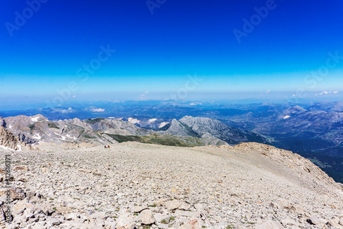 Scenic views of Dedegöl Dağları (2 975m/9 760ft a.s.l.) is a mountain, which offer rock climbing and hiking adventures in an alpine setting, Aksu, Isparta, Turkey photo