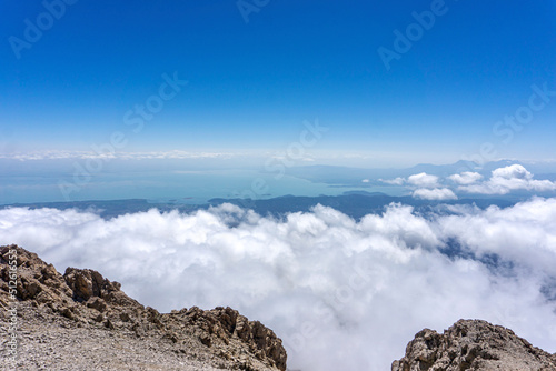 Scenic views of Dedegöl Dağları (2 975m/9 760ft a.s.l.) is a mountain, which offer rock climbing and hiking adventures in an alpine setting, Aksu, Isparta, Turkey photo