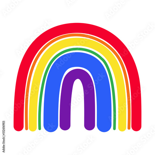 Rainbow banner, lgbt symbol © Ann