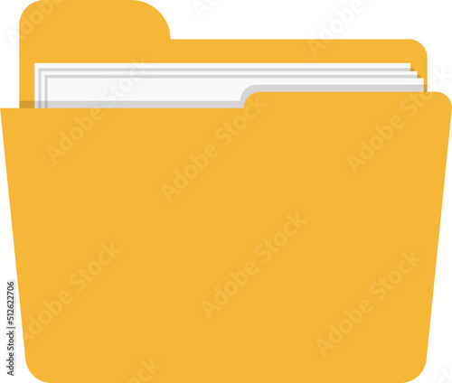 Folder icon clipart design illustration