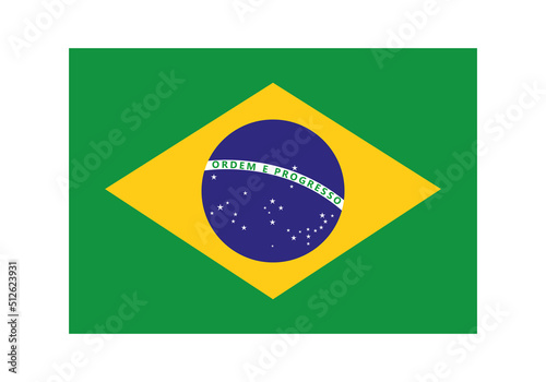 brazil flag emblem