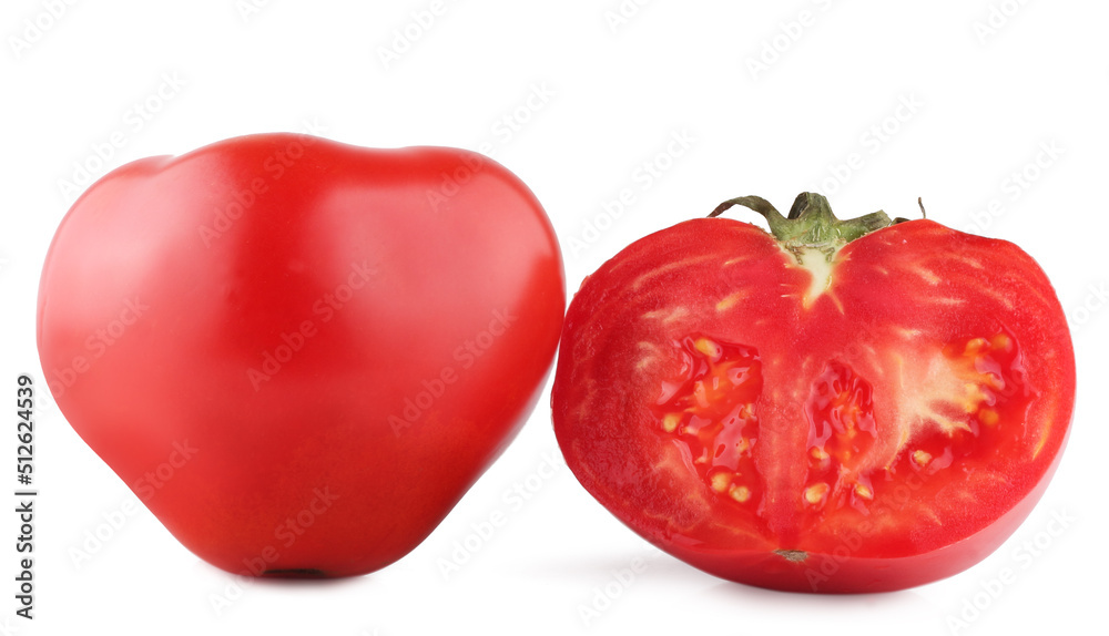 Tomatoes isolated on white background Tomatoes isolated on white background
