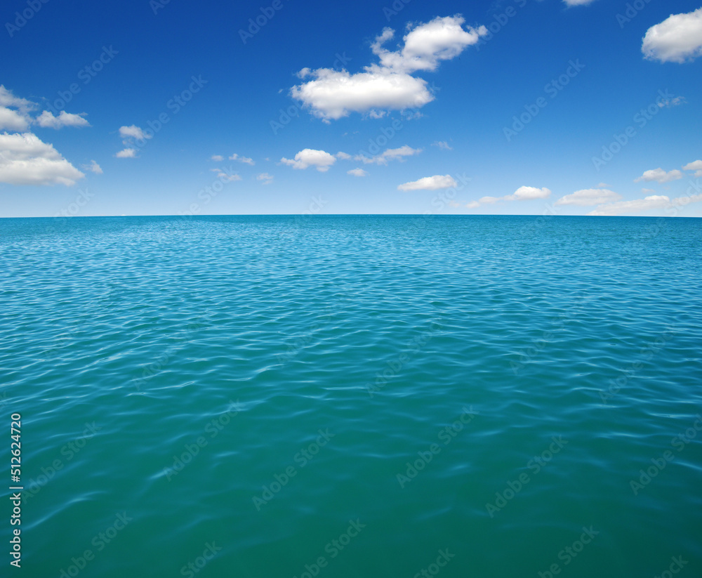 Obraz premium Blue sea water surface