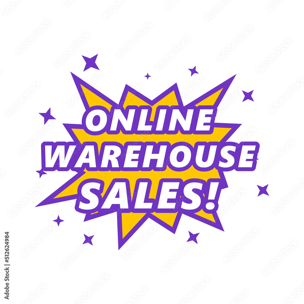 Tag online warehouse sales promo