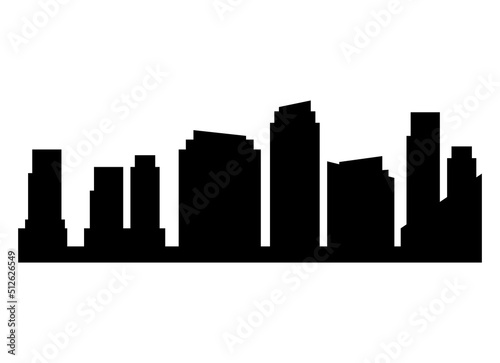 buildings cityscape silhouette © Jemastock