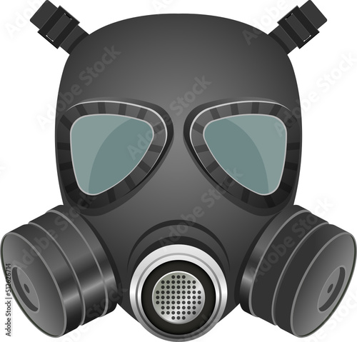 Gas mask clipart design illustration