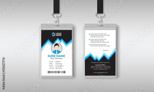 ID card Template Vector file 59