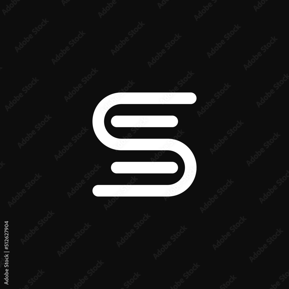 letter se minimalist logo vector design letter se minimalist logo vector design