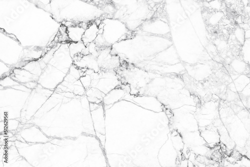 White marble texture background pattern with high resolution