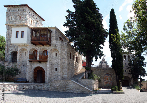 Tvrdos Monastery is a 15th-century Serbian Orthodox monastery near the city of Trebinje, Republika Srpska. The 4th-century foundations of the first Roman church on the site are still visible. photo