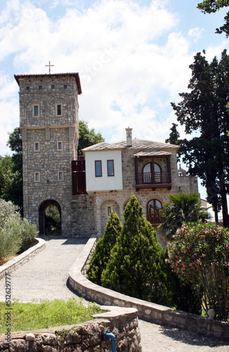 Tvrdos Monastery is a 15th-century Serbian Orthodox monastery near the city of Trebinje, Republika Srpska. The 4th-century foundations of the first Roman church on the site are still visible.