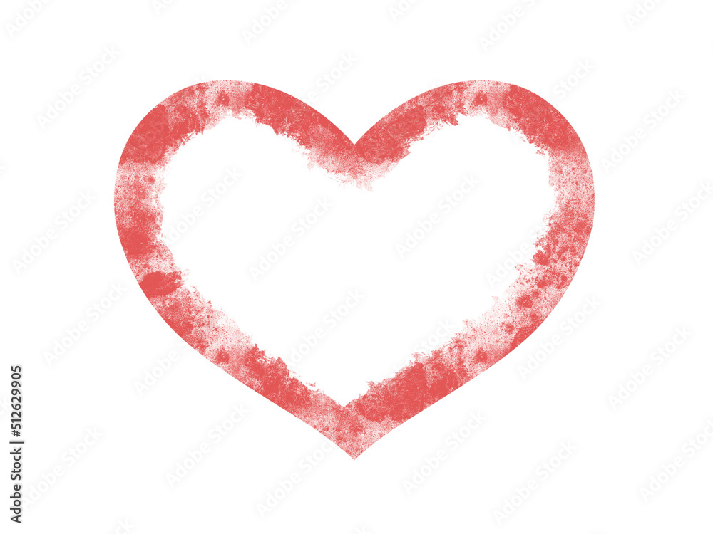 Fototapeta premium Heart Frame Background