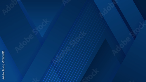 Modern dark blue abstract background. Vector abstract with science, futuristic, energy technology concept over dark blue background. Blue business presentation background