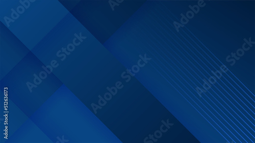 Modern dark blue abstract background. Vector abstract with science, futuristic, energy technology concept over dark blue background. Blue business presentation background