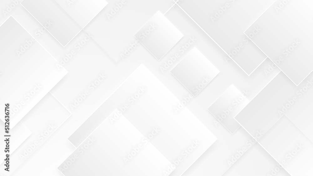 Abstract white background. Minimal geometric white light background abstract design.