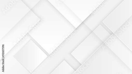 Abstract white background with grey hi-tech polygonal business corporate concept