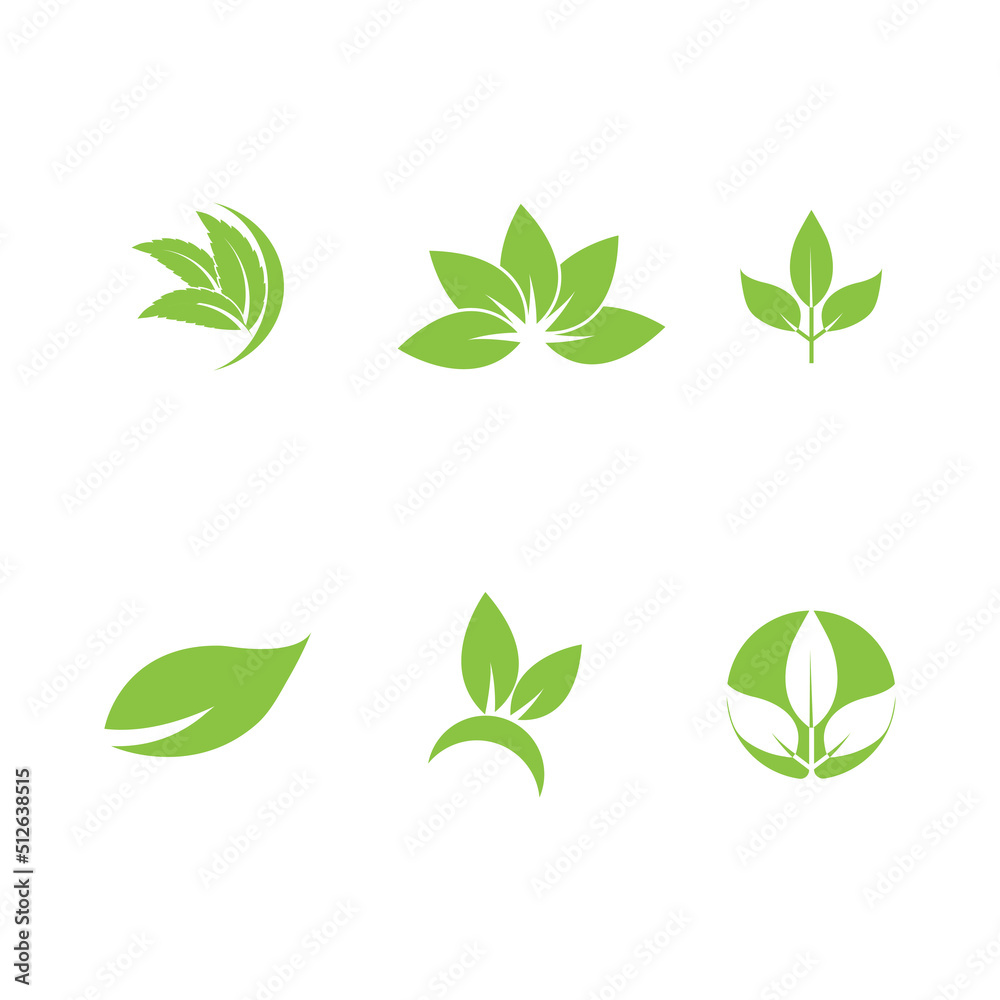 Logos of green Tree leaf ecology nature element vector Logos of green Tree leaf ecology nature element vector
