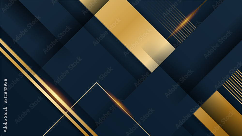 Abstract black and gold shapes background Abstract black and gold shapes background