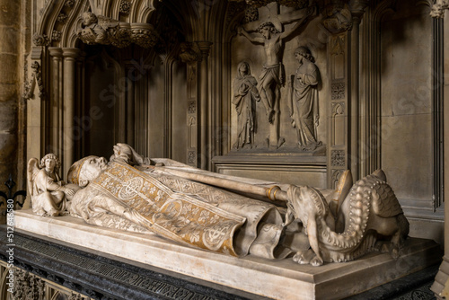 view of the tomb of Bishop James Russell Woodford in the Ely Cathedral photo