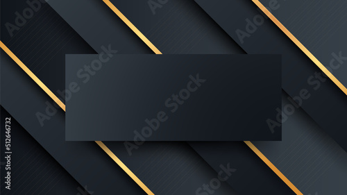 Black gold background