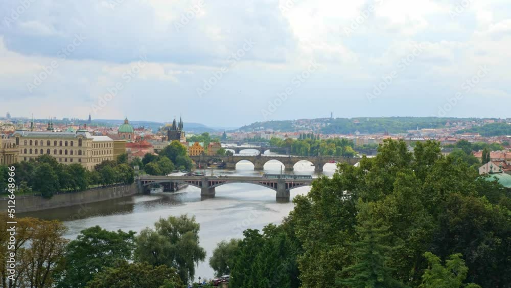 panoramic view of Prague. Czech republic. Travel and sights of city breaks. landmarks, travel guide and postcard. panoramic view of Prague. Czech republic. Travel and sights of city breaks. landmarks, travel guide and postcard.