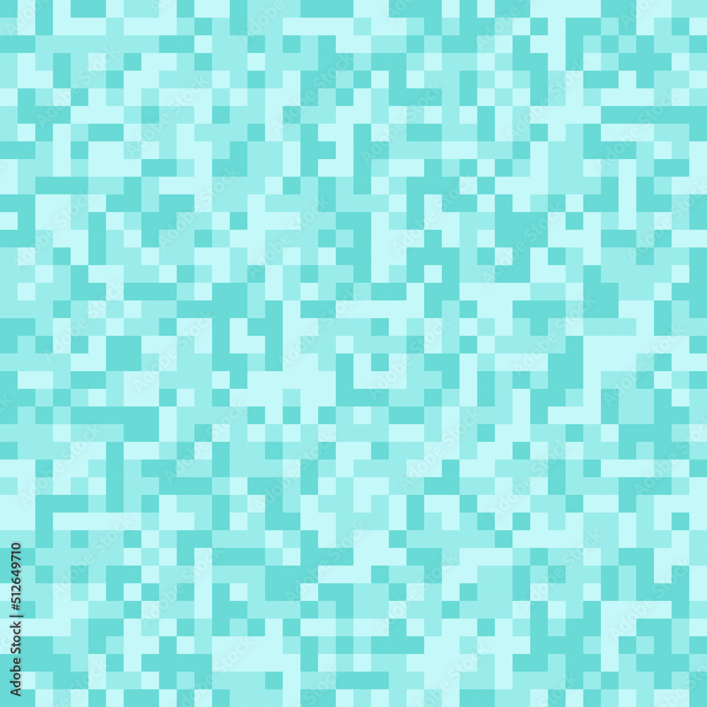 pixelated background in shades of blue, colorful cubes pixelated background in shades of blue, colorful cubes