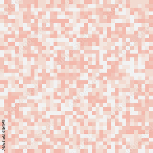 pixel background in shades of pink, colorful cubes