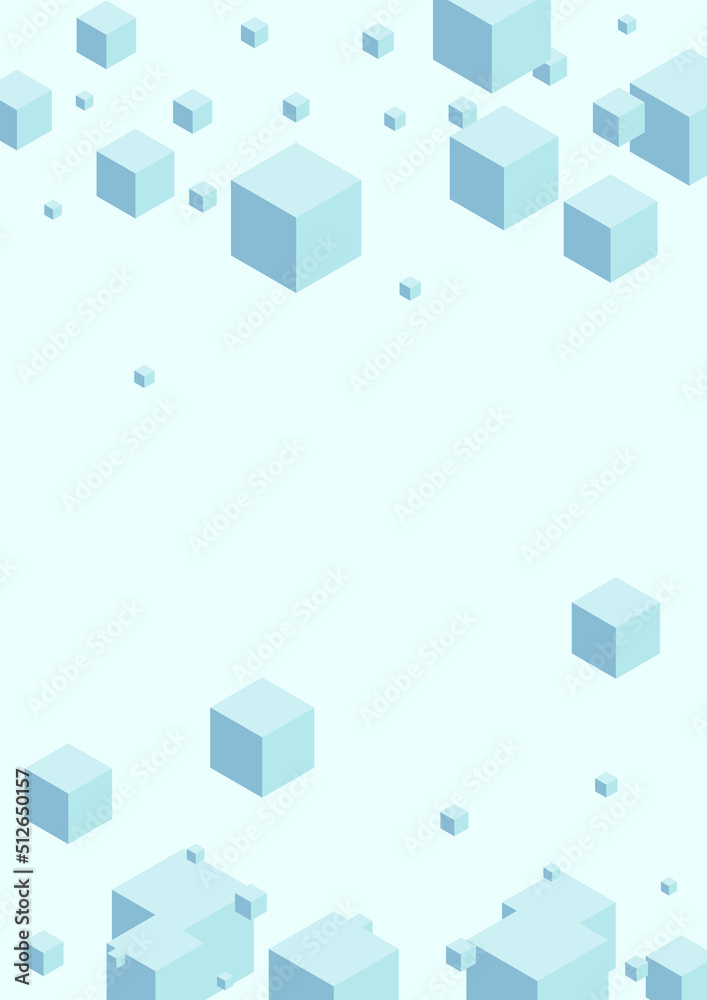 Monochrome Cube Background Blue Vector. Polygon 3d Illustration. Sky Blue Geometric Simple Template. Gray Poster Box. Monochrome Cube Background Blue Vector. Polygon 3d Illustration. Sky Blue Geometric Simple Template. Gray Poster Box.