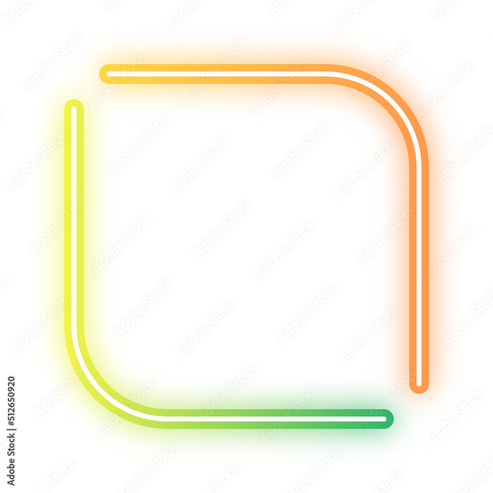 neon two tone square frame
neon two tone square frame