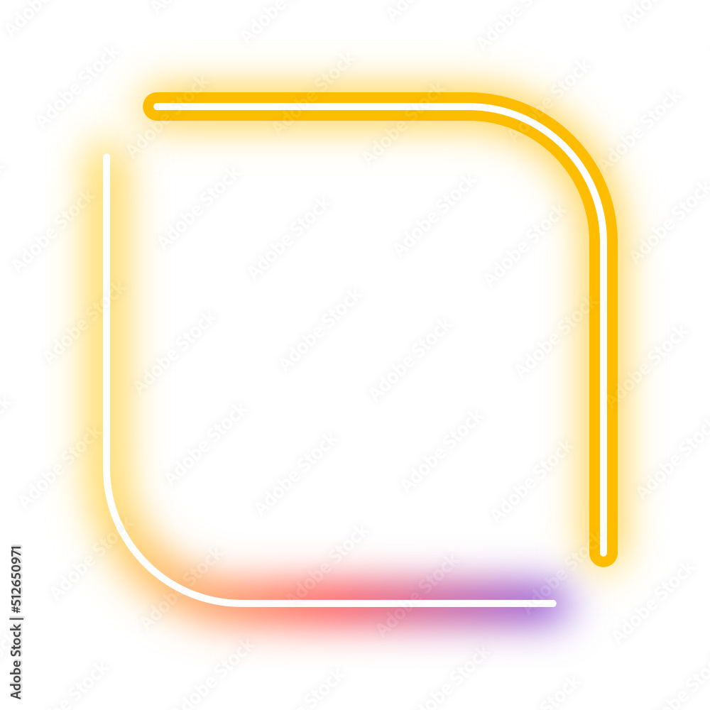 neon two tone square frame
neon two tone square frame
