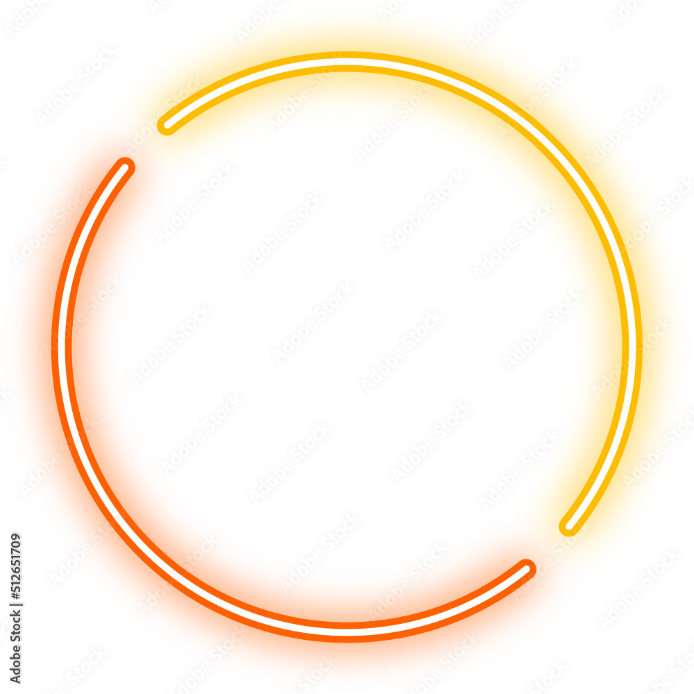 neon two tone round frame
neon two tone round frame