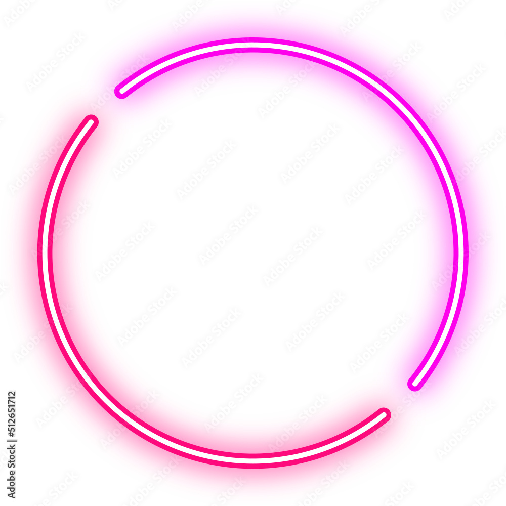 neon two tone round frame
neon two tone round frame