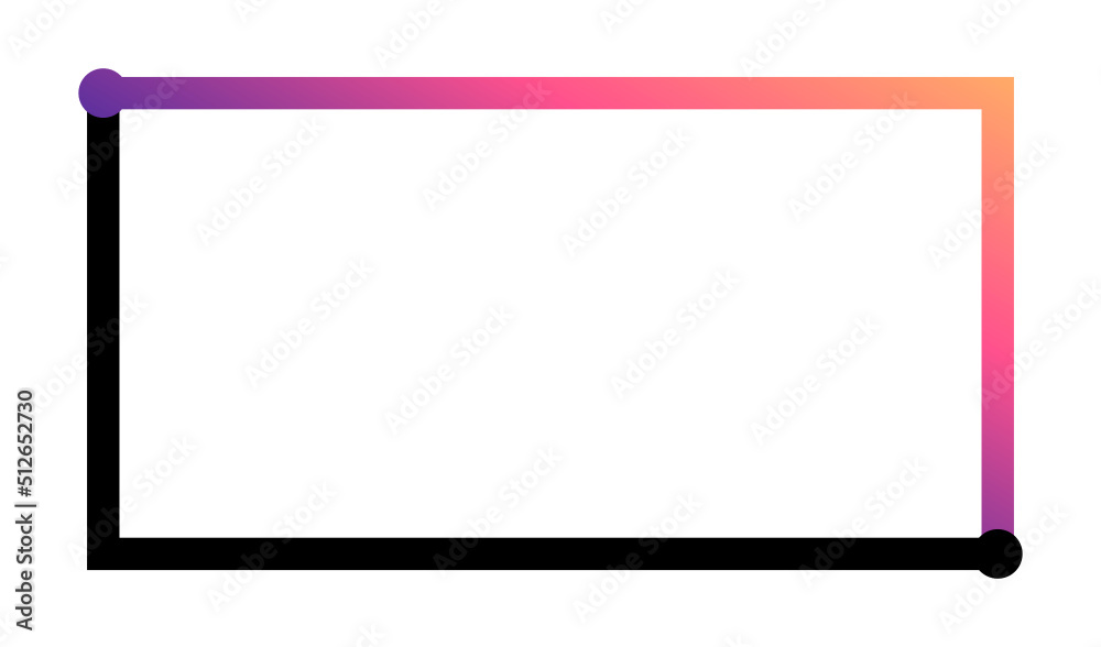 gradient two tone rectangle frame
gradient two tone rectangle frame