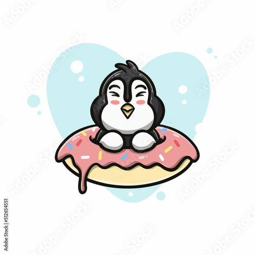 penguin and donut