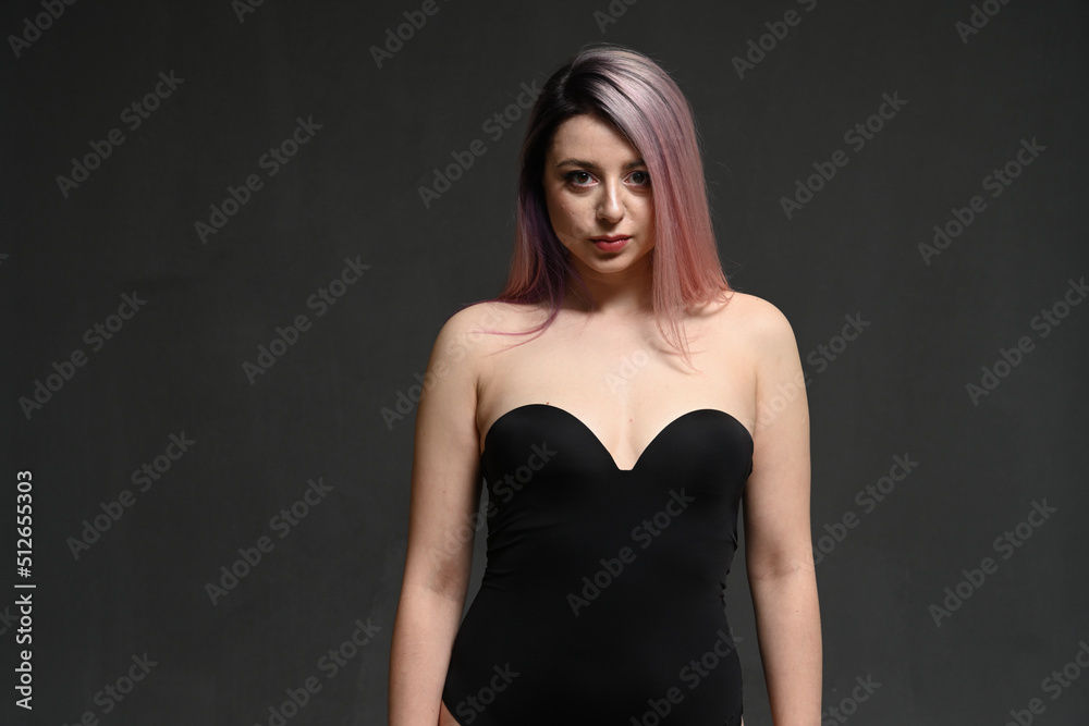 Portrait of natural and beautiful serios woman Portrait of natural and beautiful serios woman