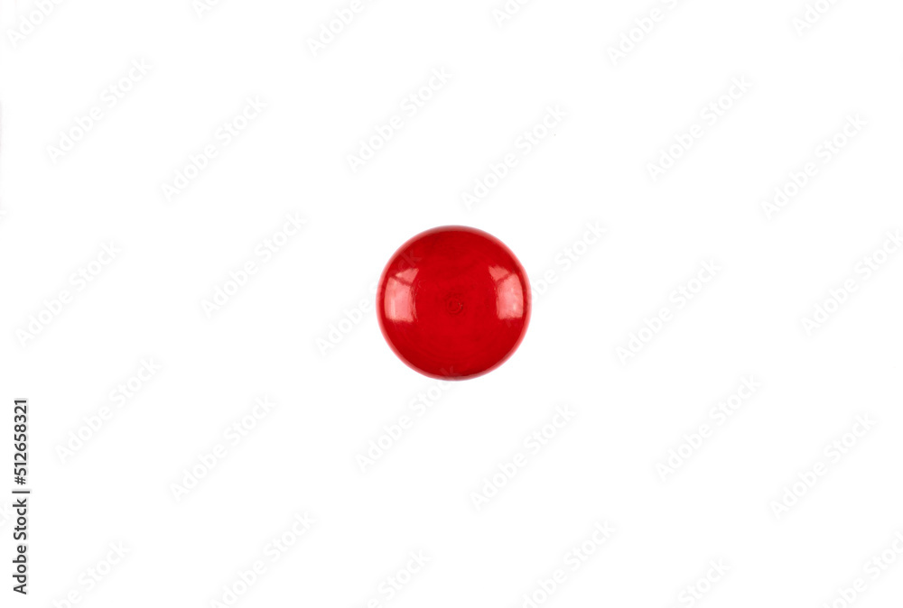 red emergency button isolated on white background red emergency button isolated on white background