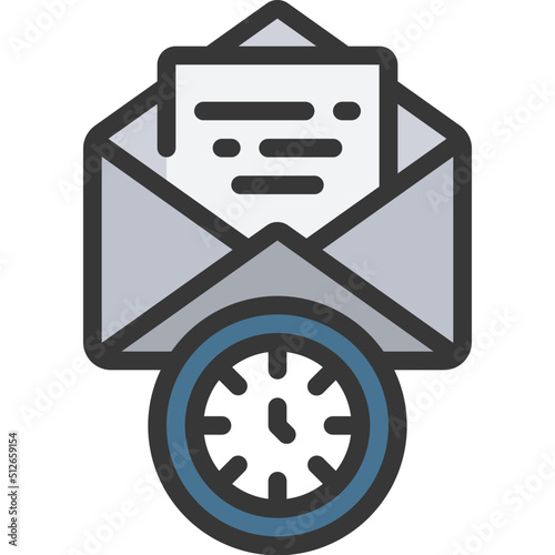 Email Time Icon