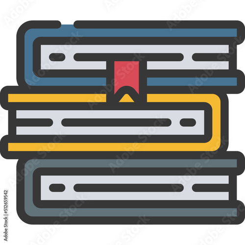 Book Pile Icon