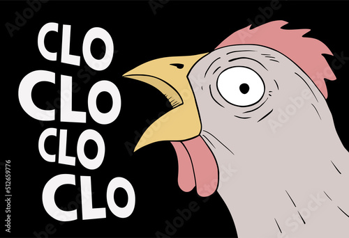 spanish clo clo clo hen funny draw