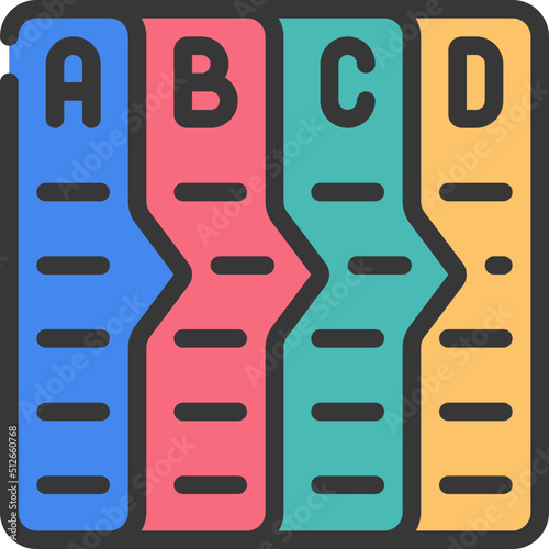 ABCD Boxes Icon