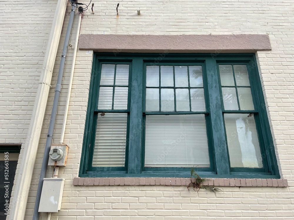 old windows with shutters