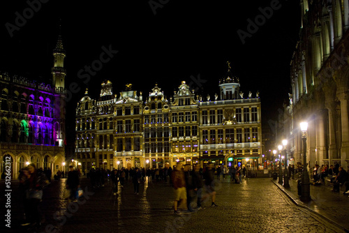 Guildhalls on the Grand Place in Brussels, Belgium