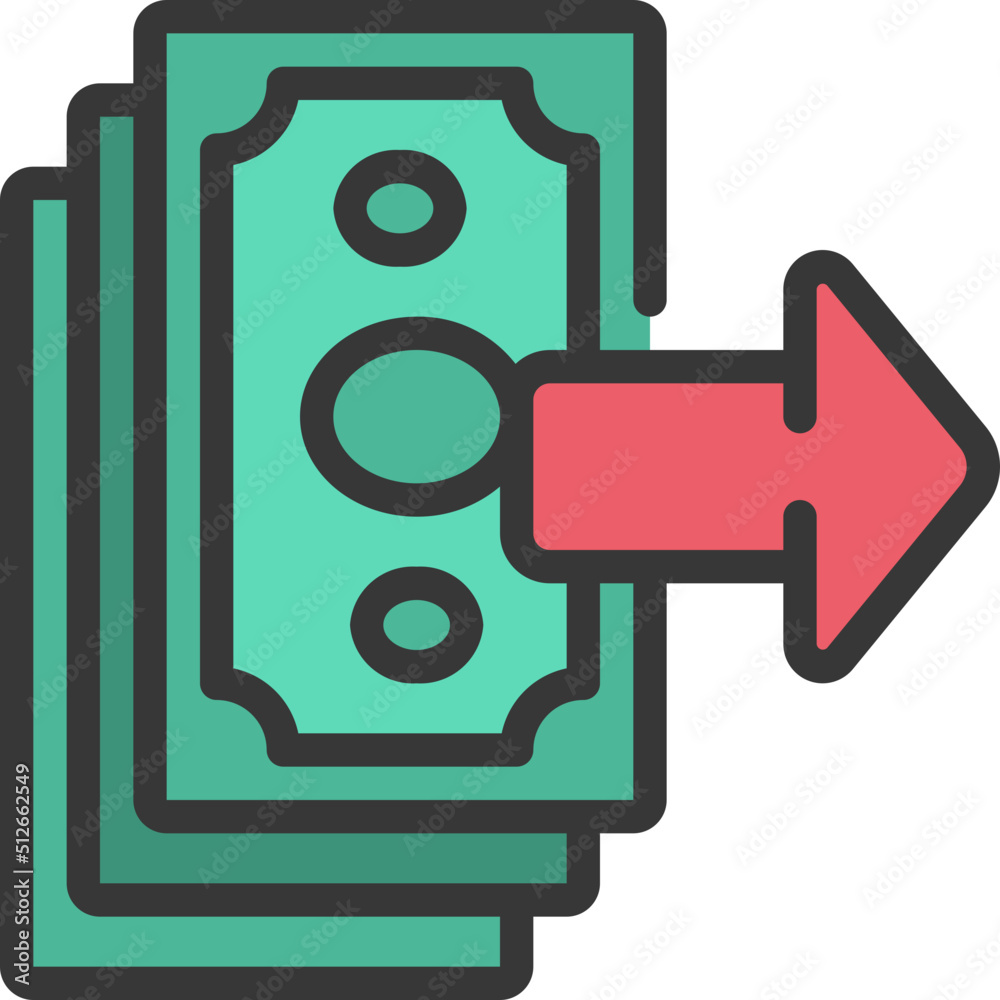 Financial Export Service Icon