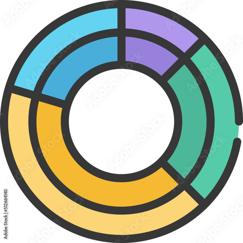 Double Size Pie Chart Icon