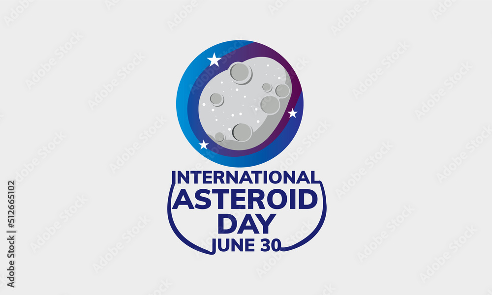 International Asteroid Day logo Eps 10 International Asteroid Day logo Eps 10