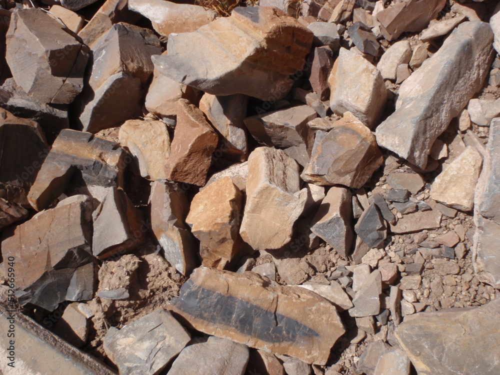 Rocks in multiple colors Rocks in multiple colors